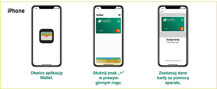 instrukcja dodania karty do apple pay